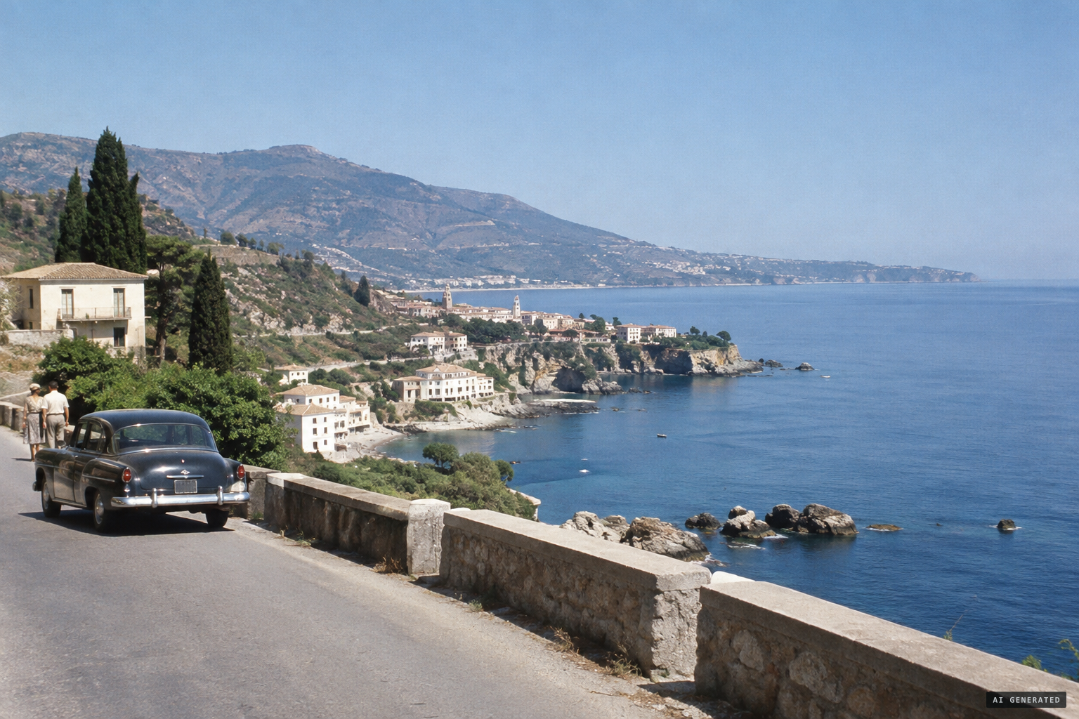 The coast of Sicily was next