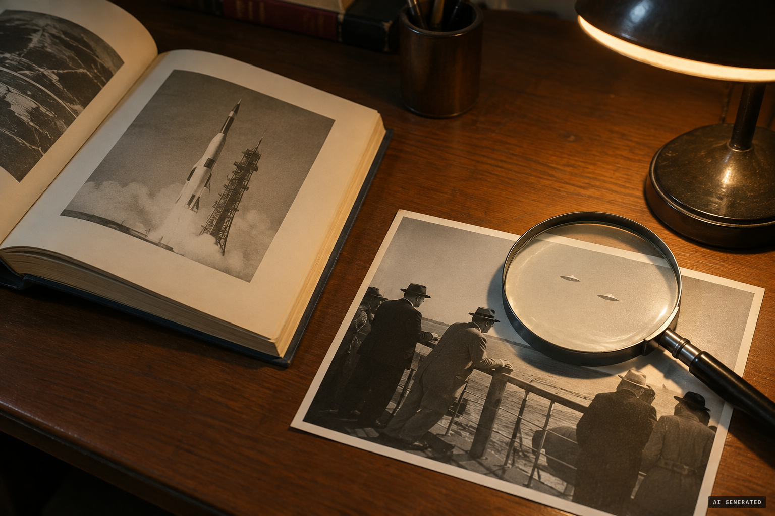 Menzel and Boyd take the picture apart: hard shadows, faintly shaded discs