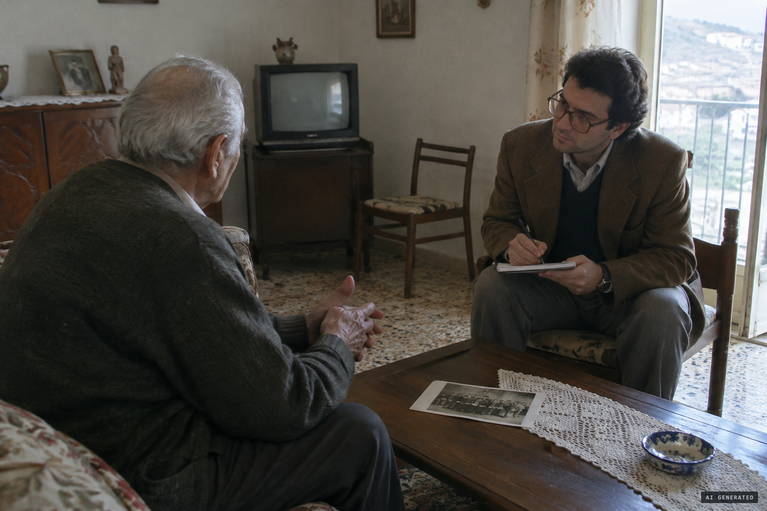 Caruso and Ragonese tell the researchers it was a photomontage