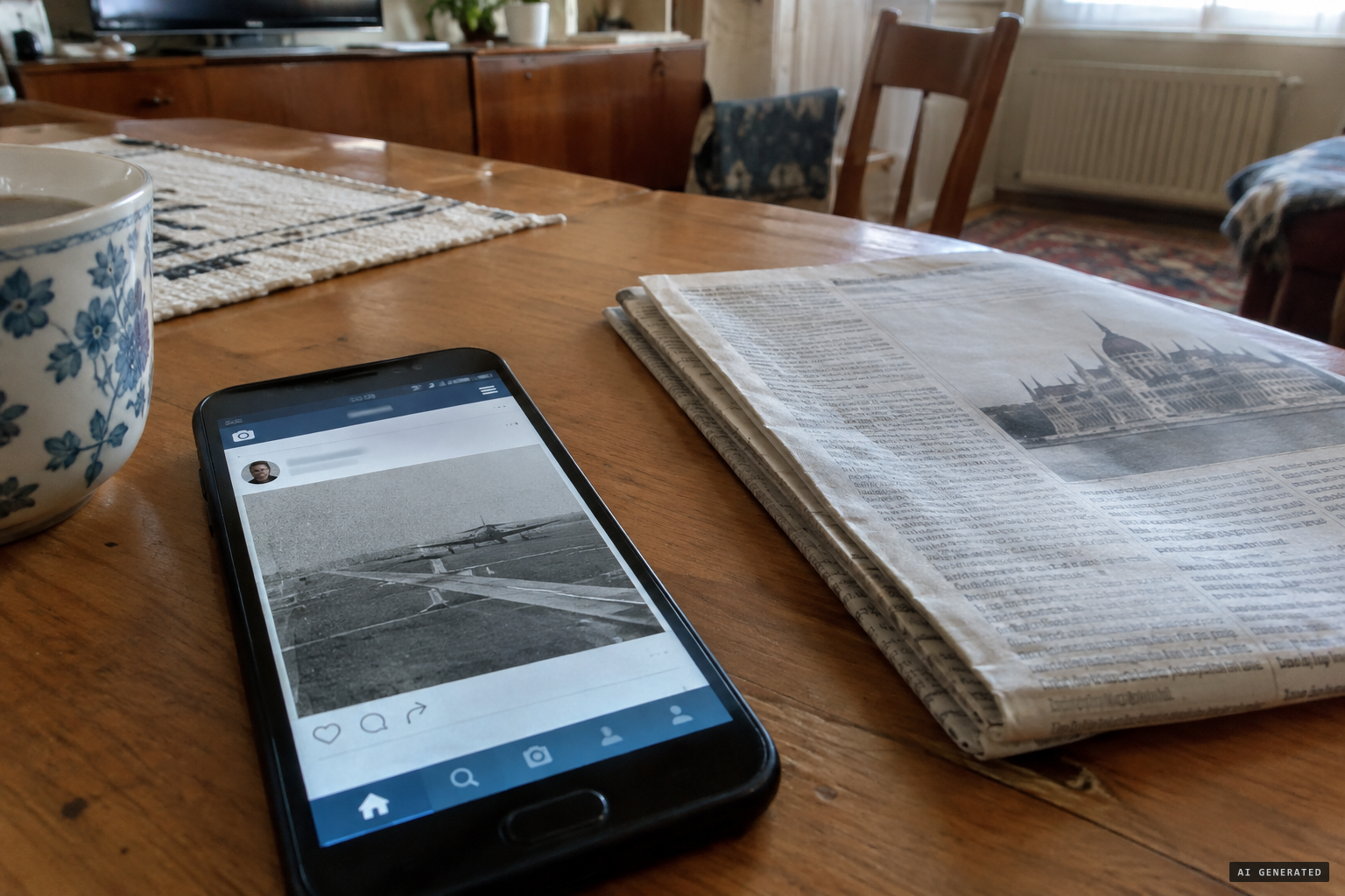 The story spreads online and in the Hungarian press