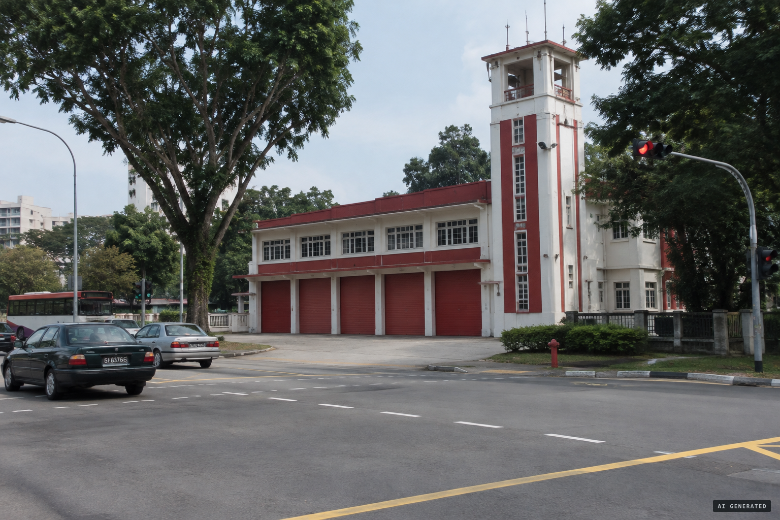 The Former Bukit Timah Fire Station, closed in 2005