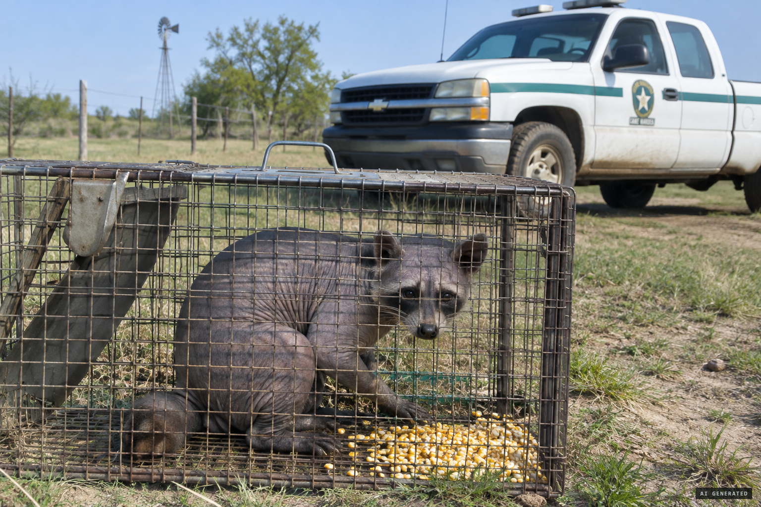 The Ratcliffe animal, trapped and called a mangy raccoon, often confused with the Ohrt case