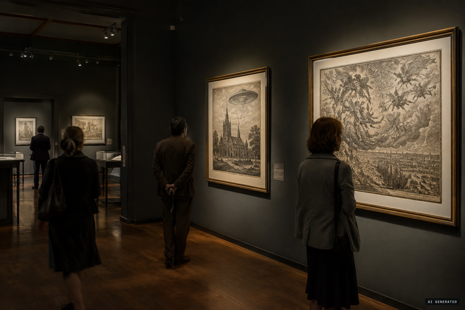 UFO 1665 exhibition at the Kunstbibliothek, Berlin, 2023