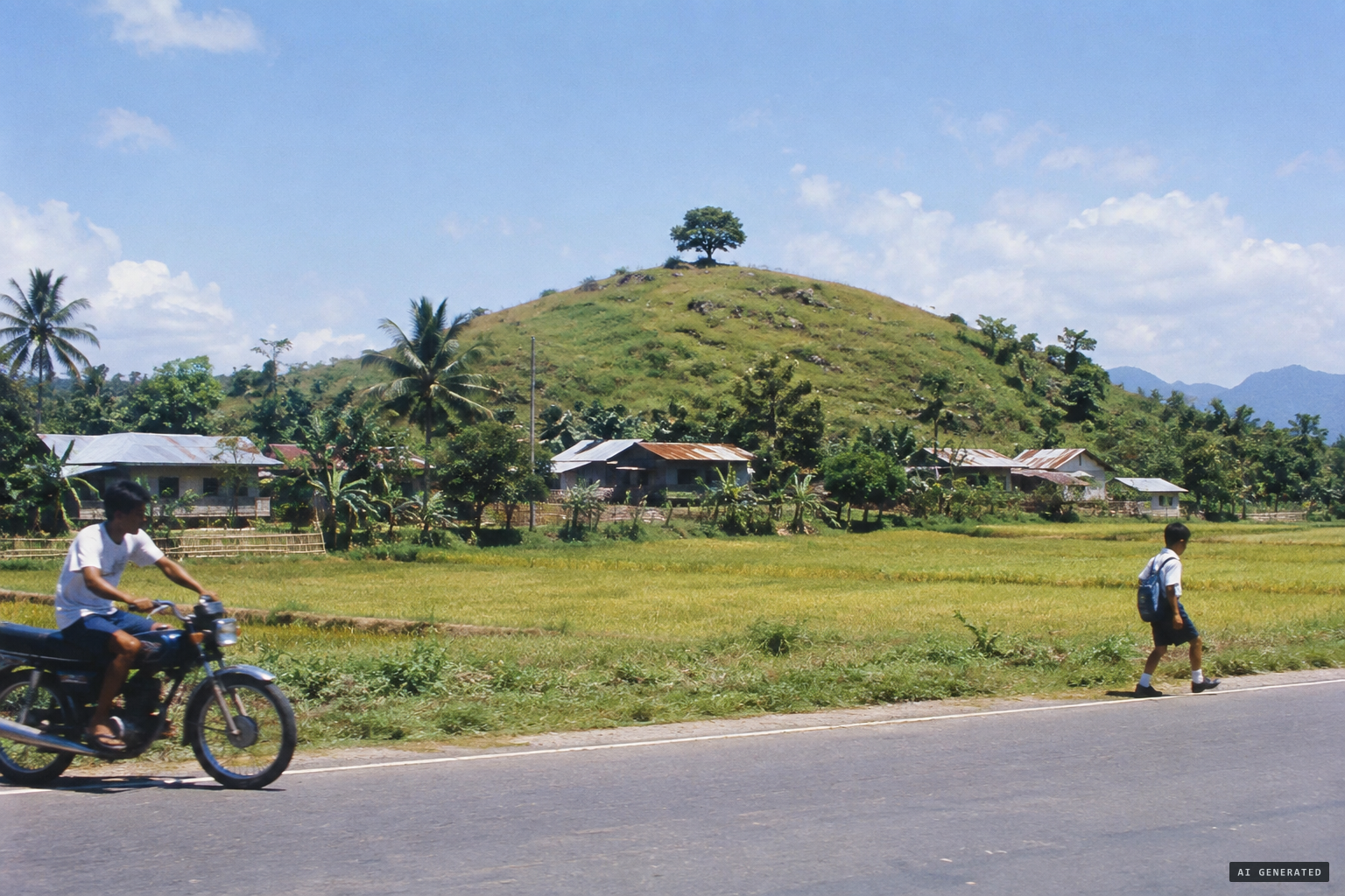 The hill with the guava tree in Agoo that became Apparition Hill
