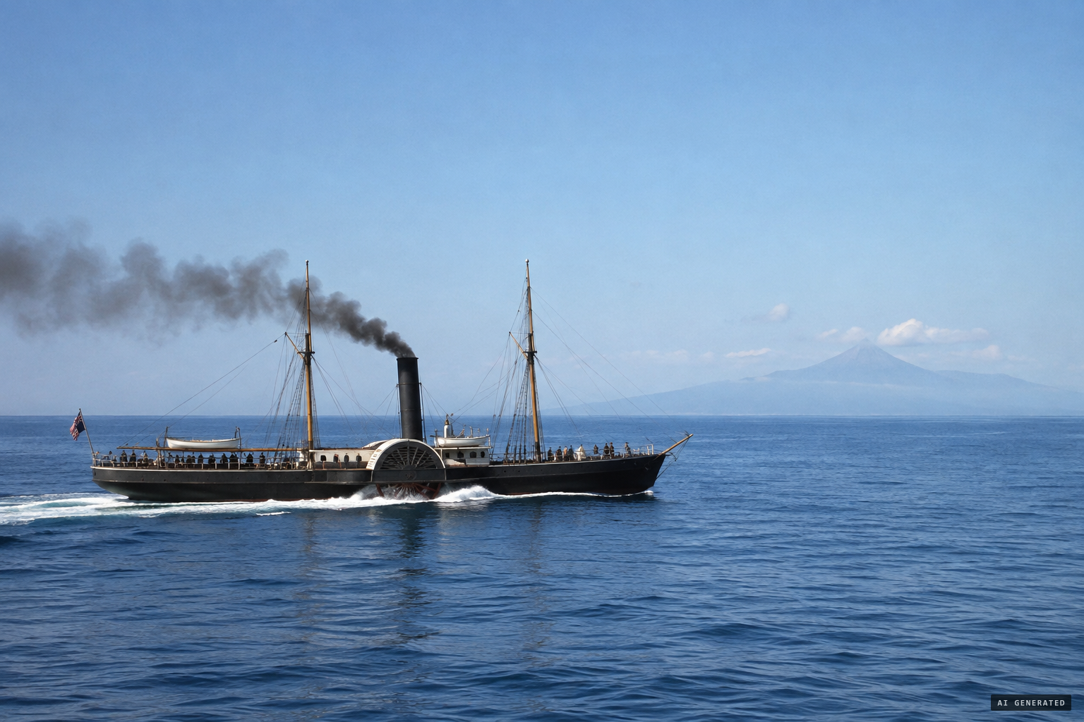 30 November 1861, about two in the afternoon, forty leagues from Tenerife