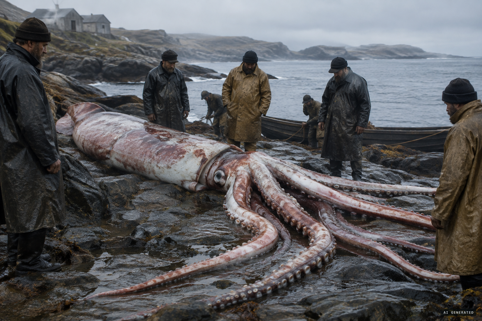 The Newfoundland giant squid specimens of 1873 settled the matter