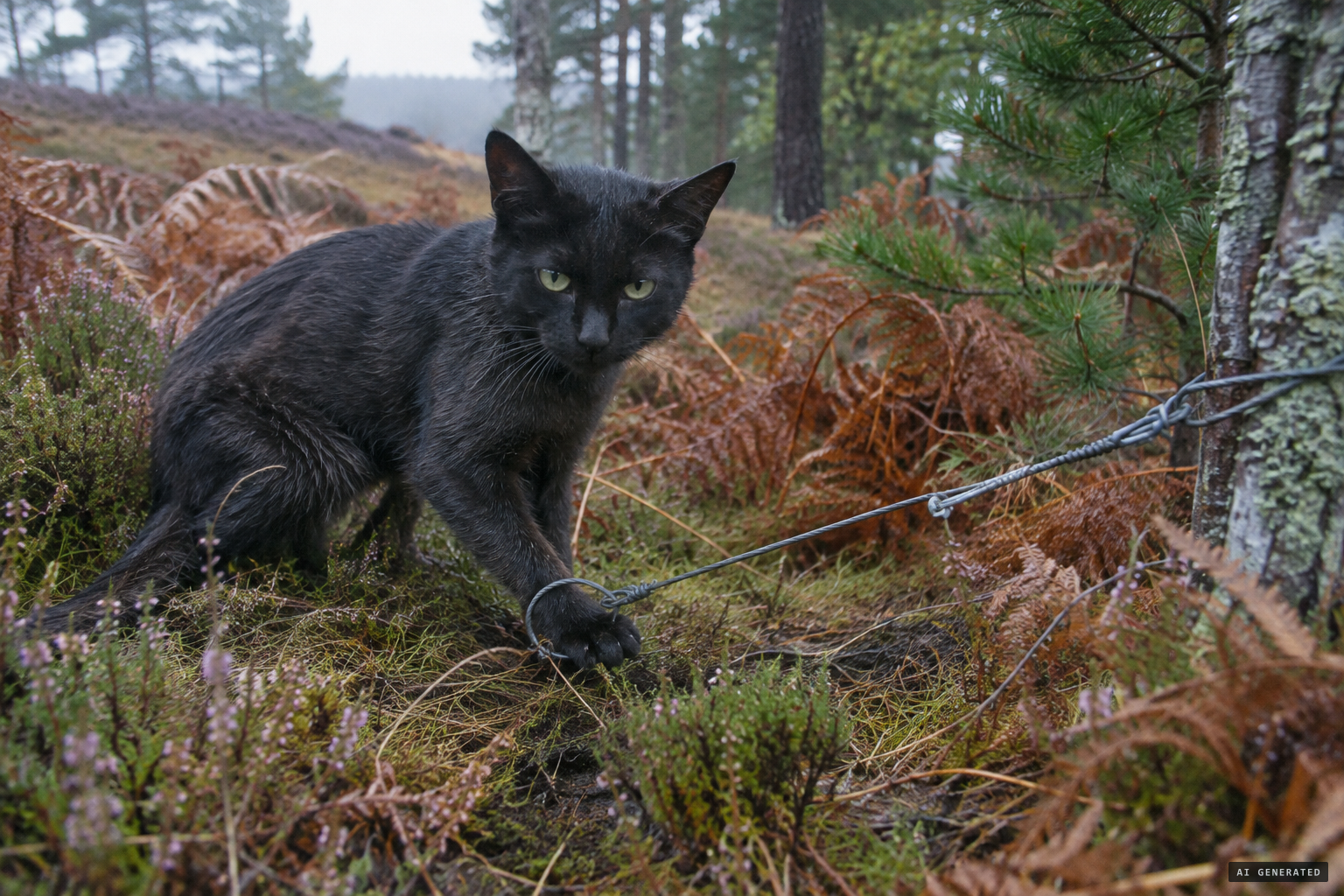 A Kellas cat of Moray, the hybrid snared in 1984