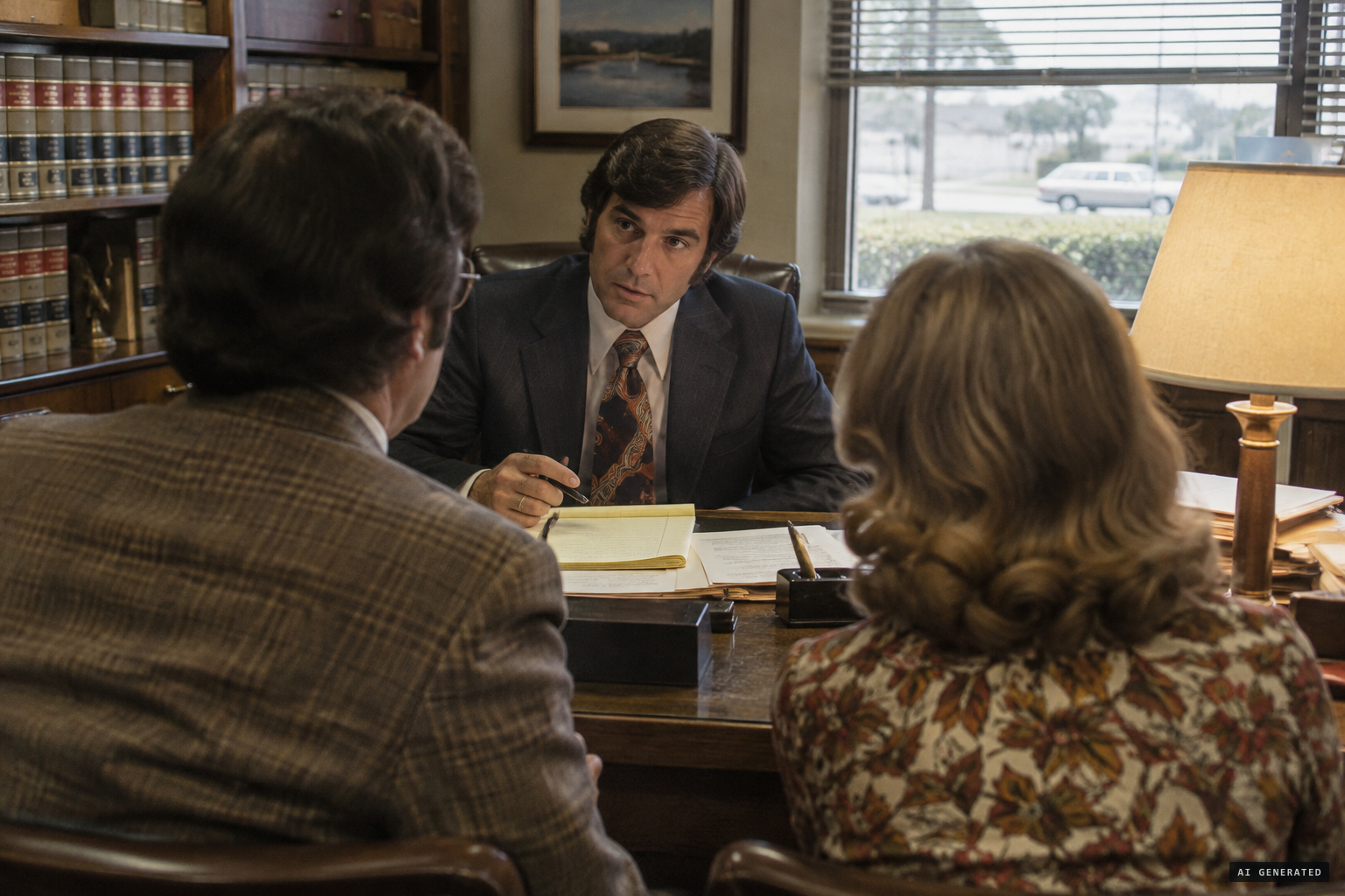 The Lutzes meet William Weber to discuss a book
