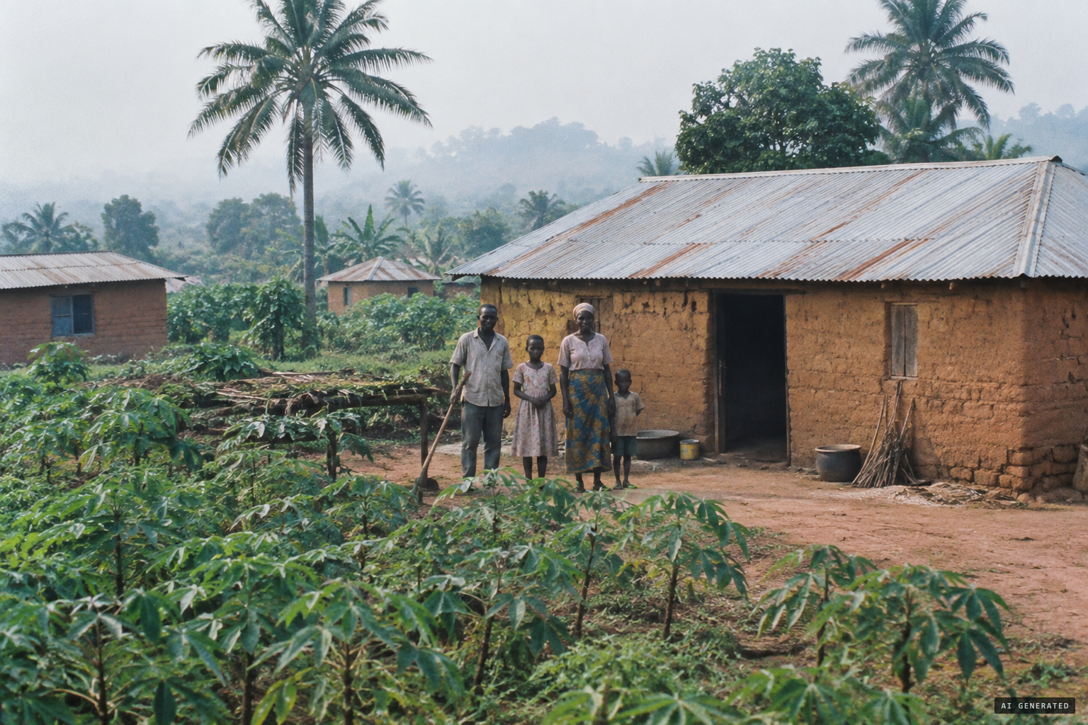 Aokpe, a small farming village in Benue State, Nigeria, home of twelve-year-old Christiana Agbo