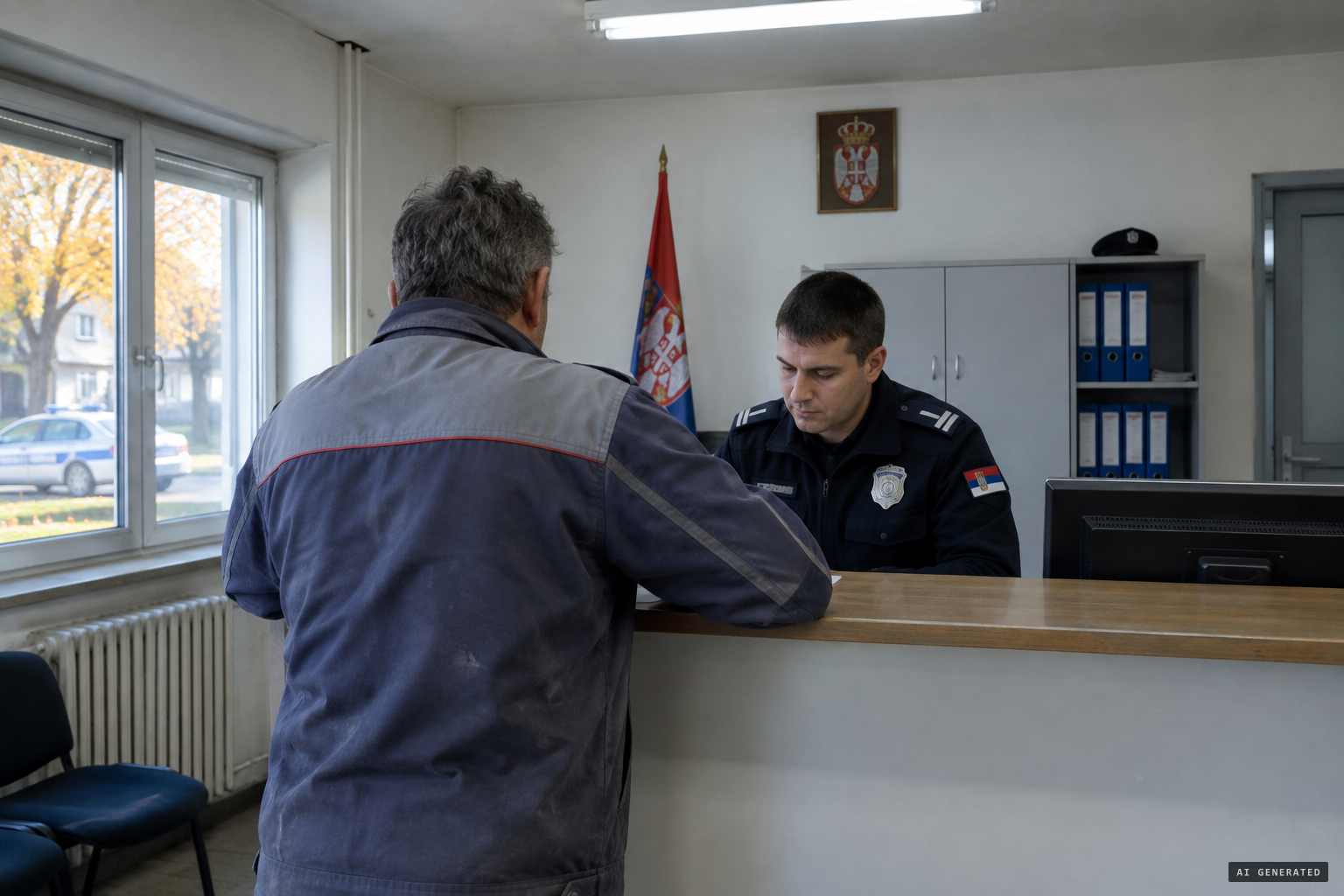 Days later, the farmer reports what he saw to the police