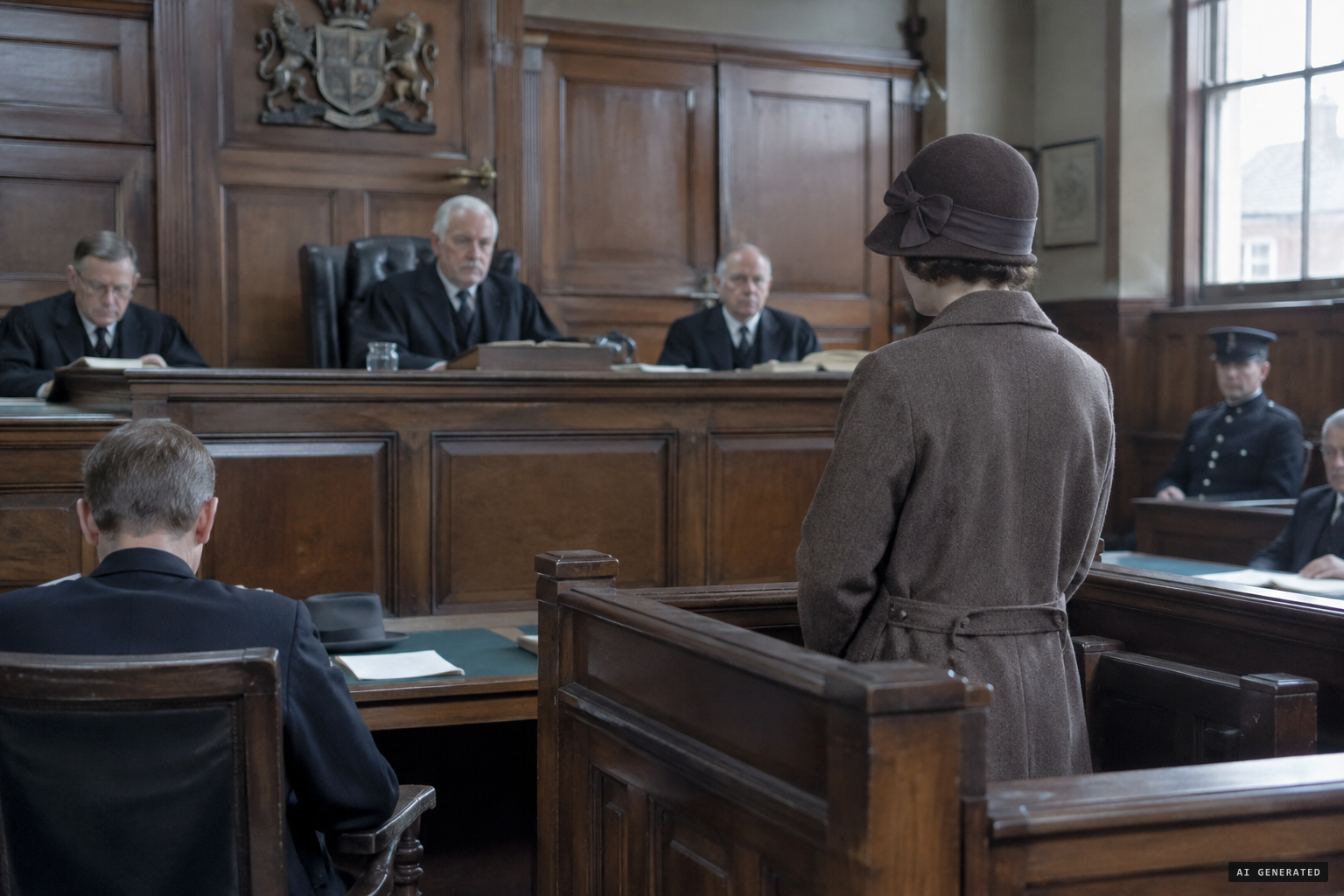A woman confesses in the magistrate's court to being the ghost
