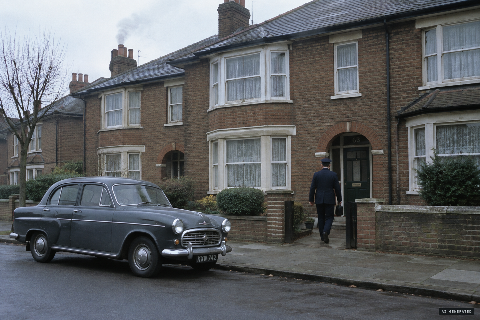 The Hitchings family home at 63 Wycliffe Road, Battersea