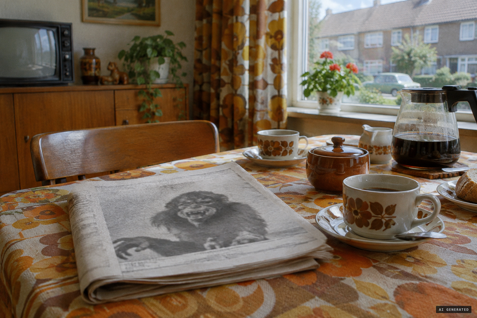 A Dutch newspaper runs the story as the Beast of Bath