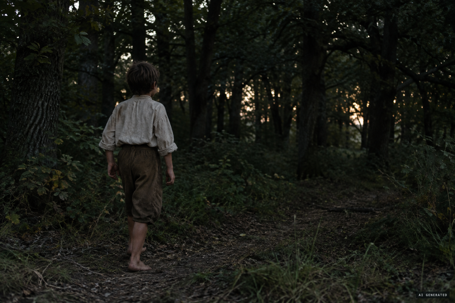 Giuseppe Antonio Gaudenzio goes into the Cusago woods to look for a lost cow