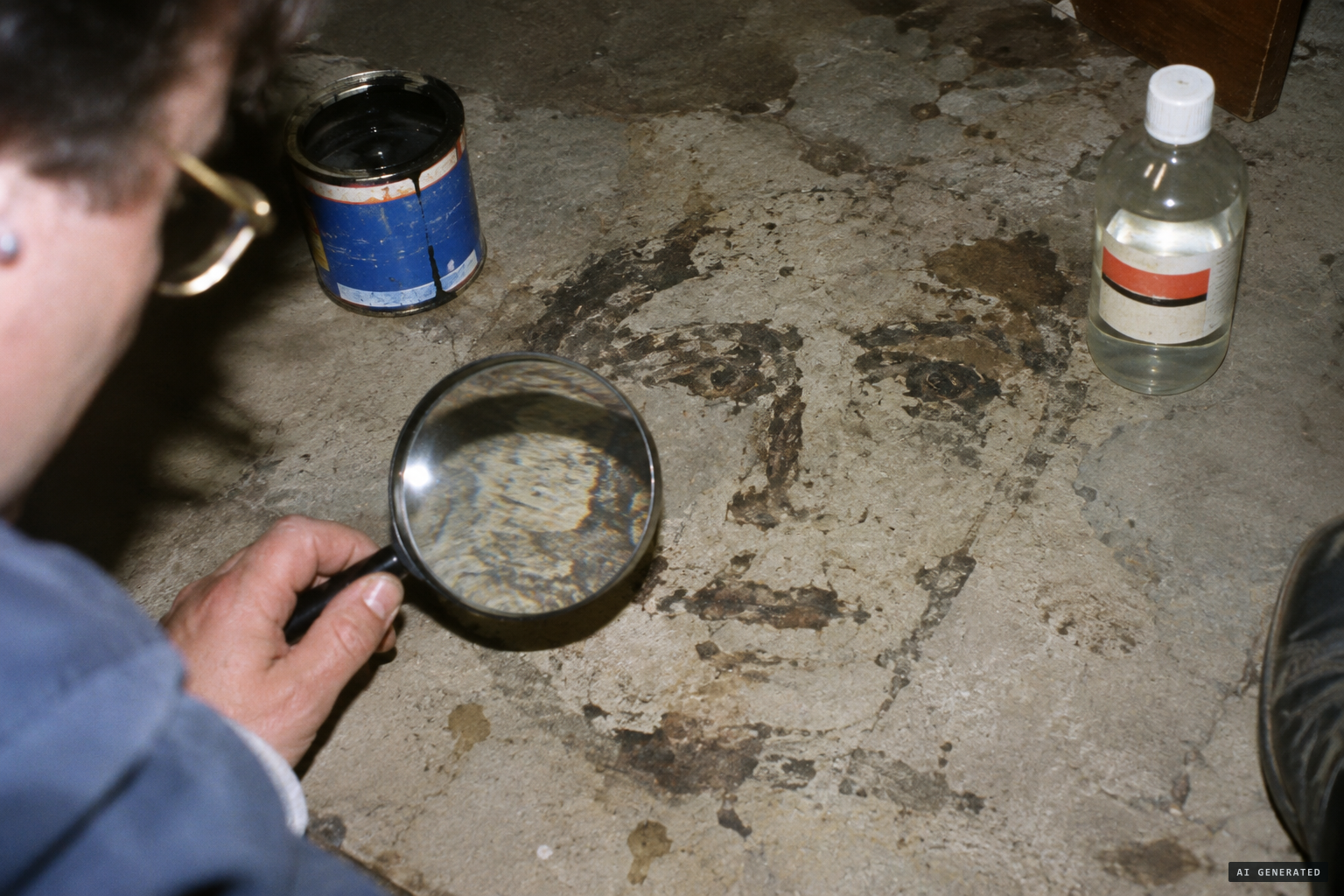 Sceptics see painted fakes, perhaps treated with acid