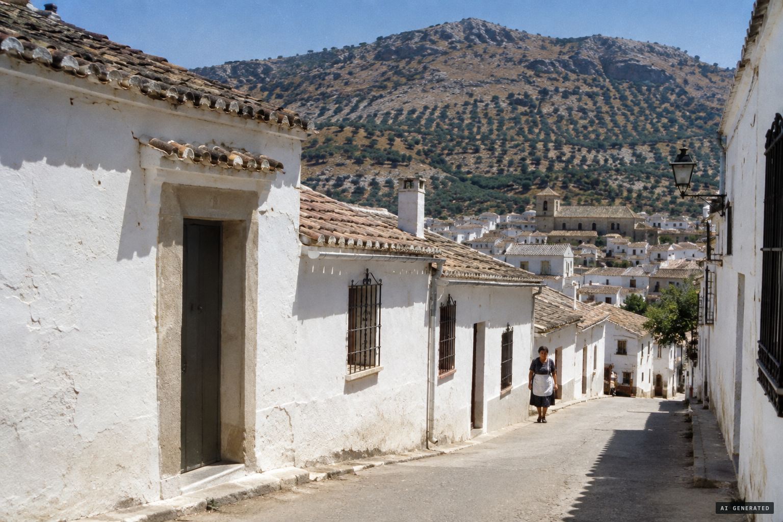Bélmez de la Moraleda in the Sierra Mágina, August 1971