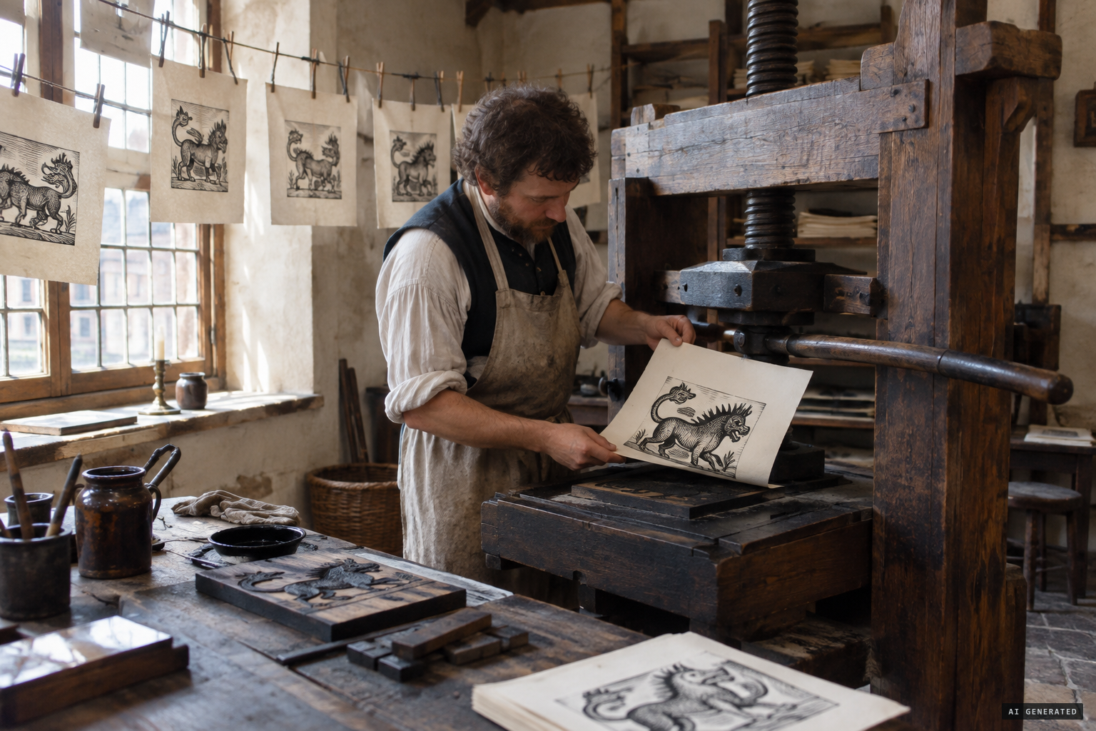 Prints of the beast circulated from Orléans printers.
