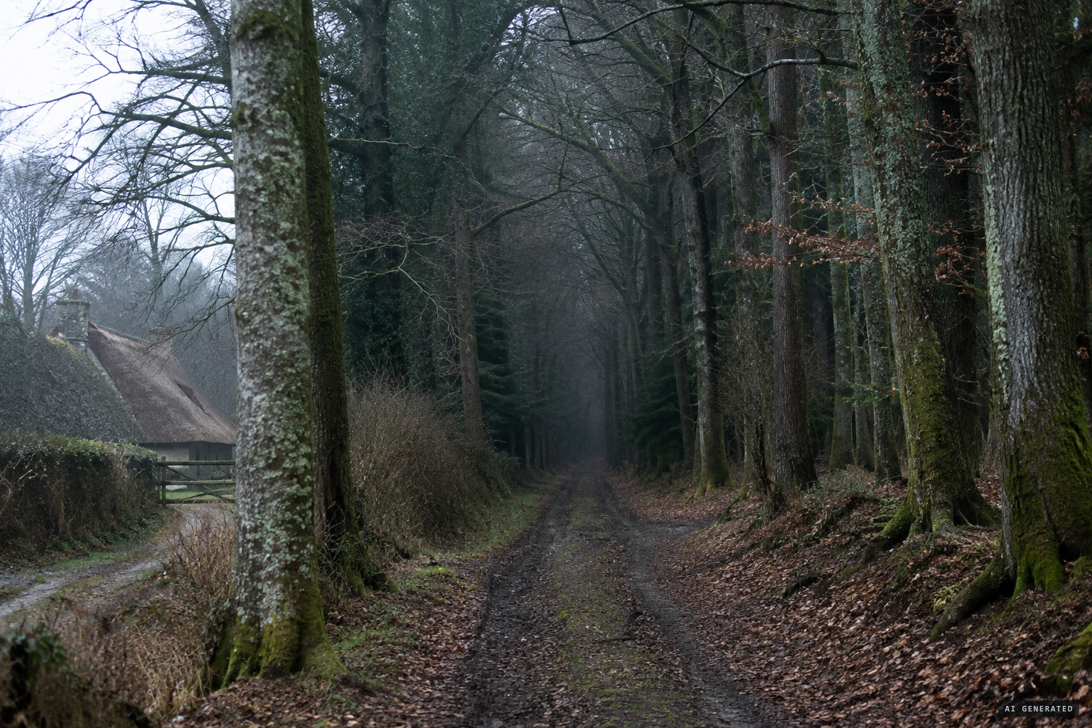 The Forest of Cinglais, south of Caen
