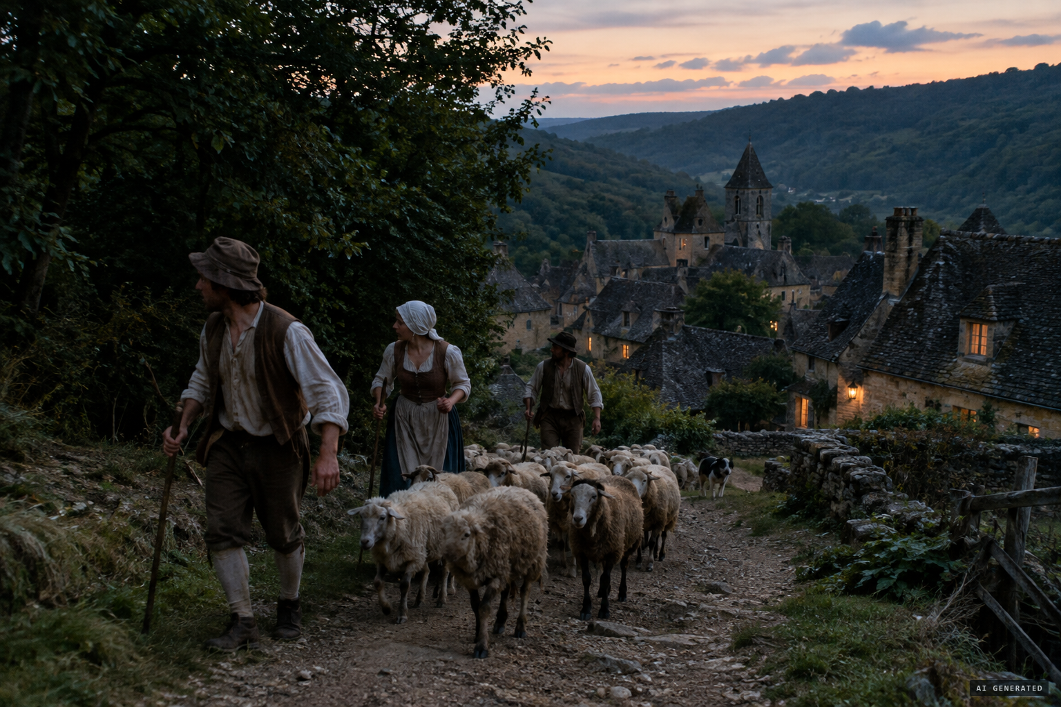 March 1766: the attacks begin in the Périgord Noir, near Sarlat.