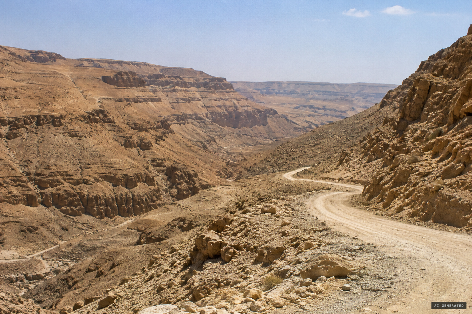 The Judean Desert, where Pike died in September 1969