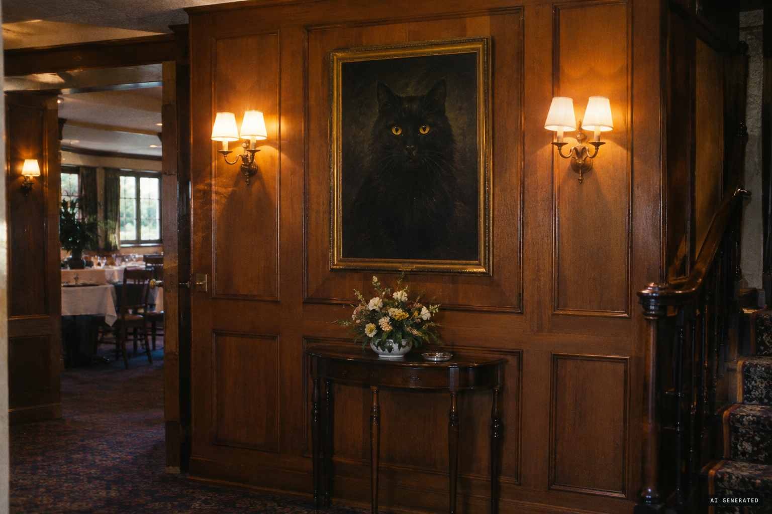 McAssey's painting, a witness's portrait of the thing in the vestibule