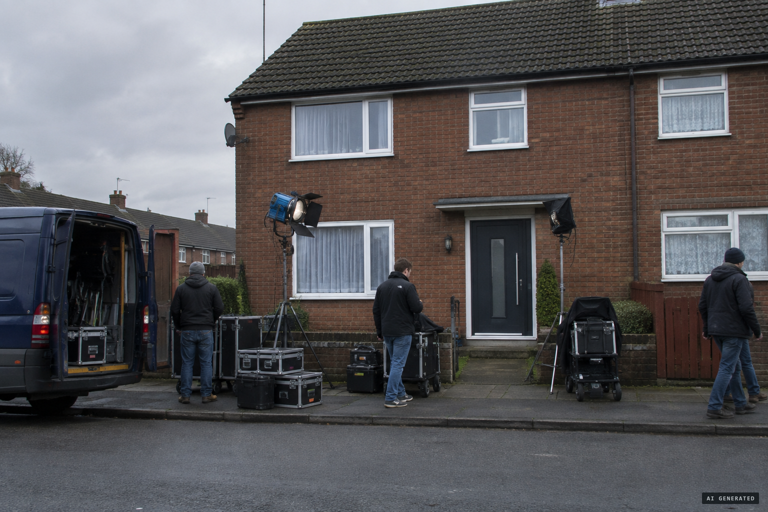 The house becomes a film subject and a ghost-hunting destination