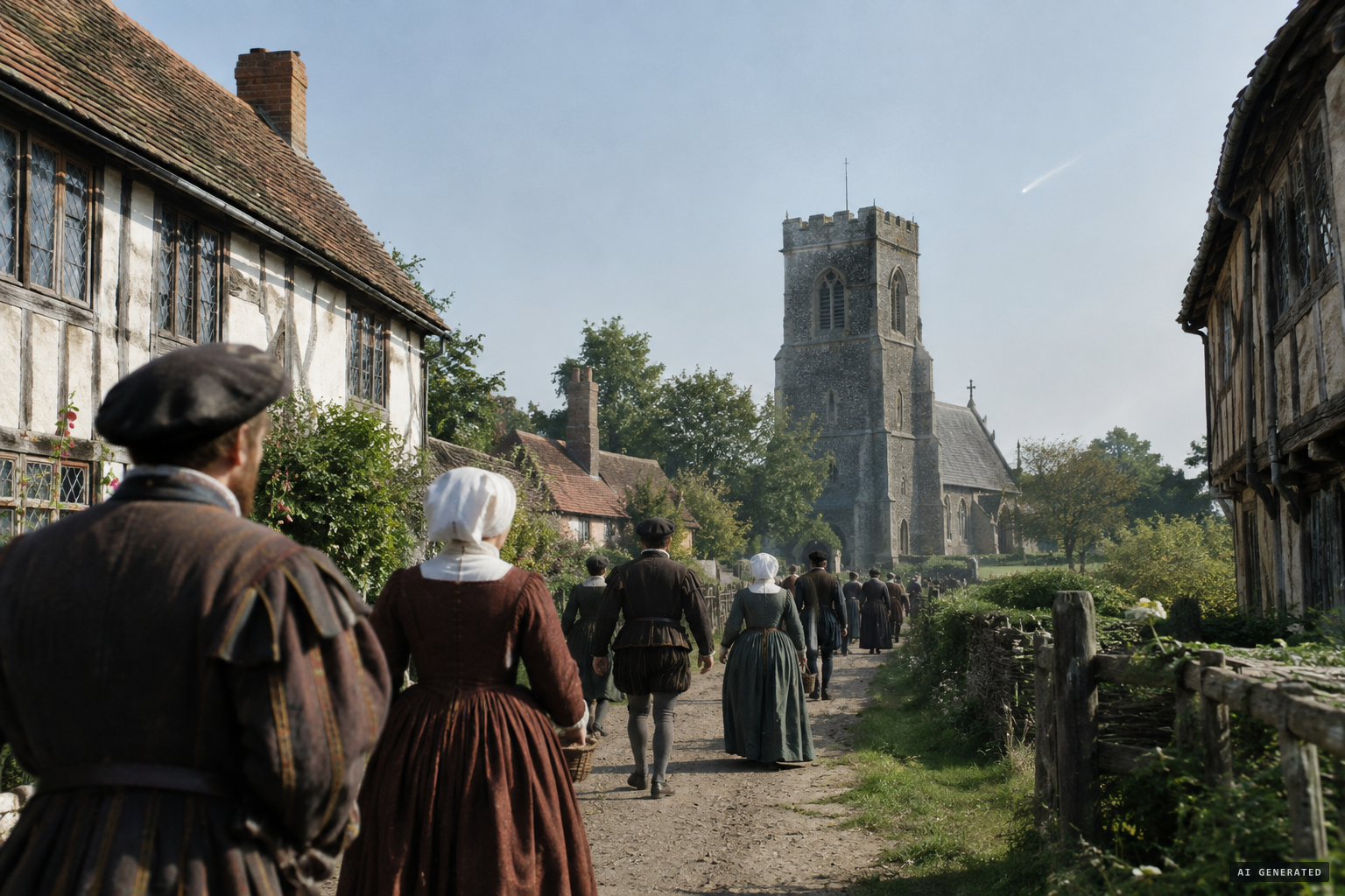 Sunday 4 August 1577: Bungay's people gather at St Mary's Church