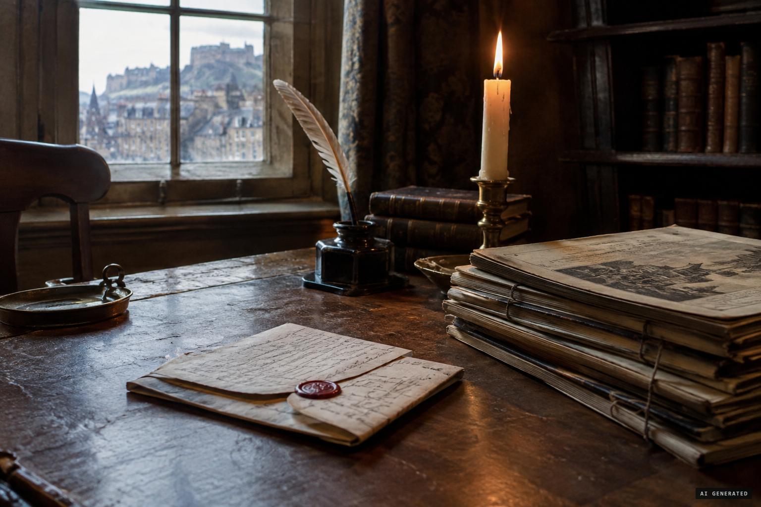 The thin paper trail: magazines and a letter from Edinburgh