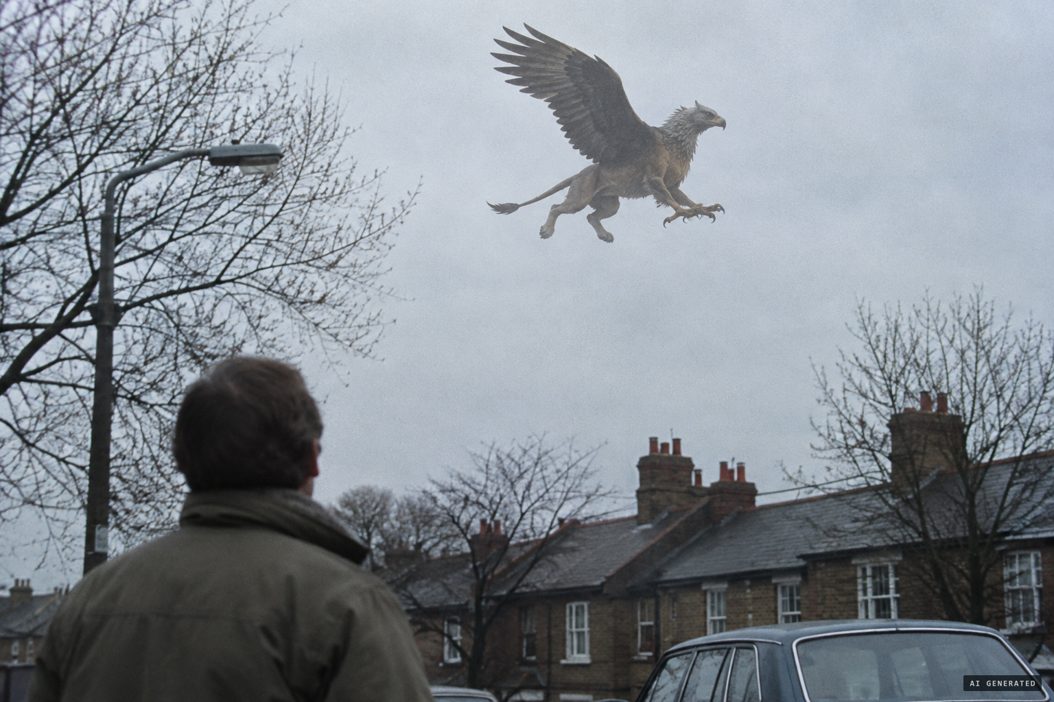 Chippendale sees the griffin-like creature again