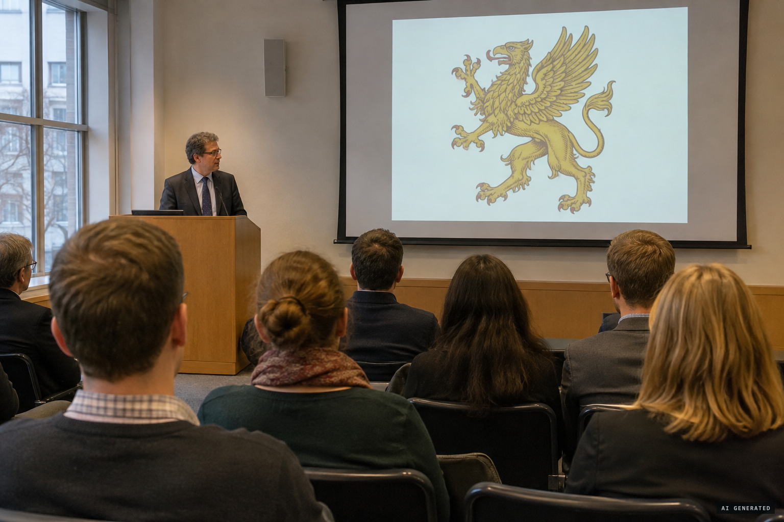 John Rimmer's talk on the Brentford griffin