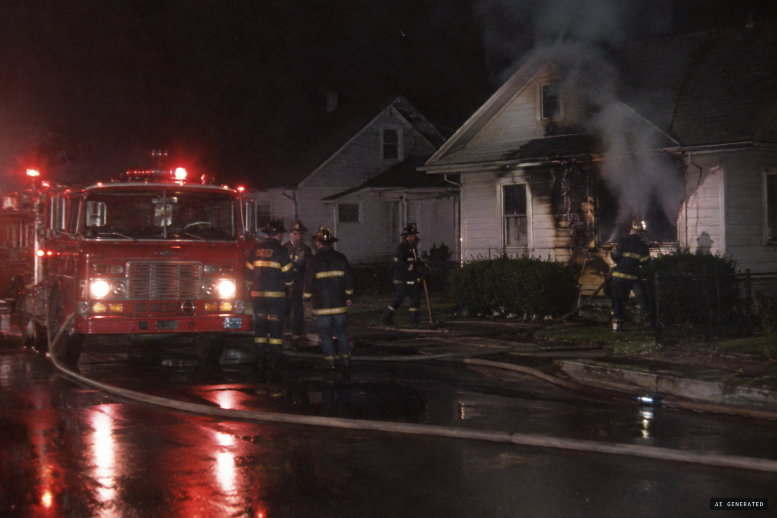 The arson attack on the Goodin house