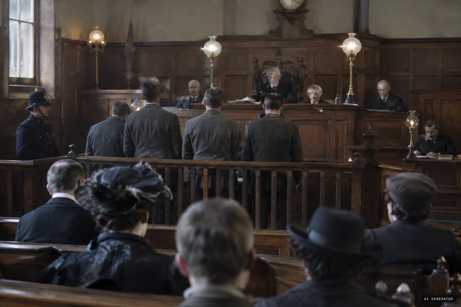 Four Grimethorpe miners charged at Barnsley Police Court