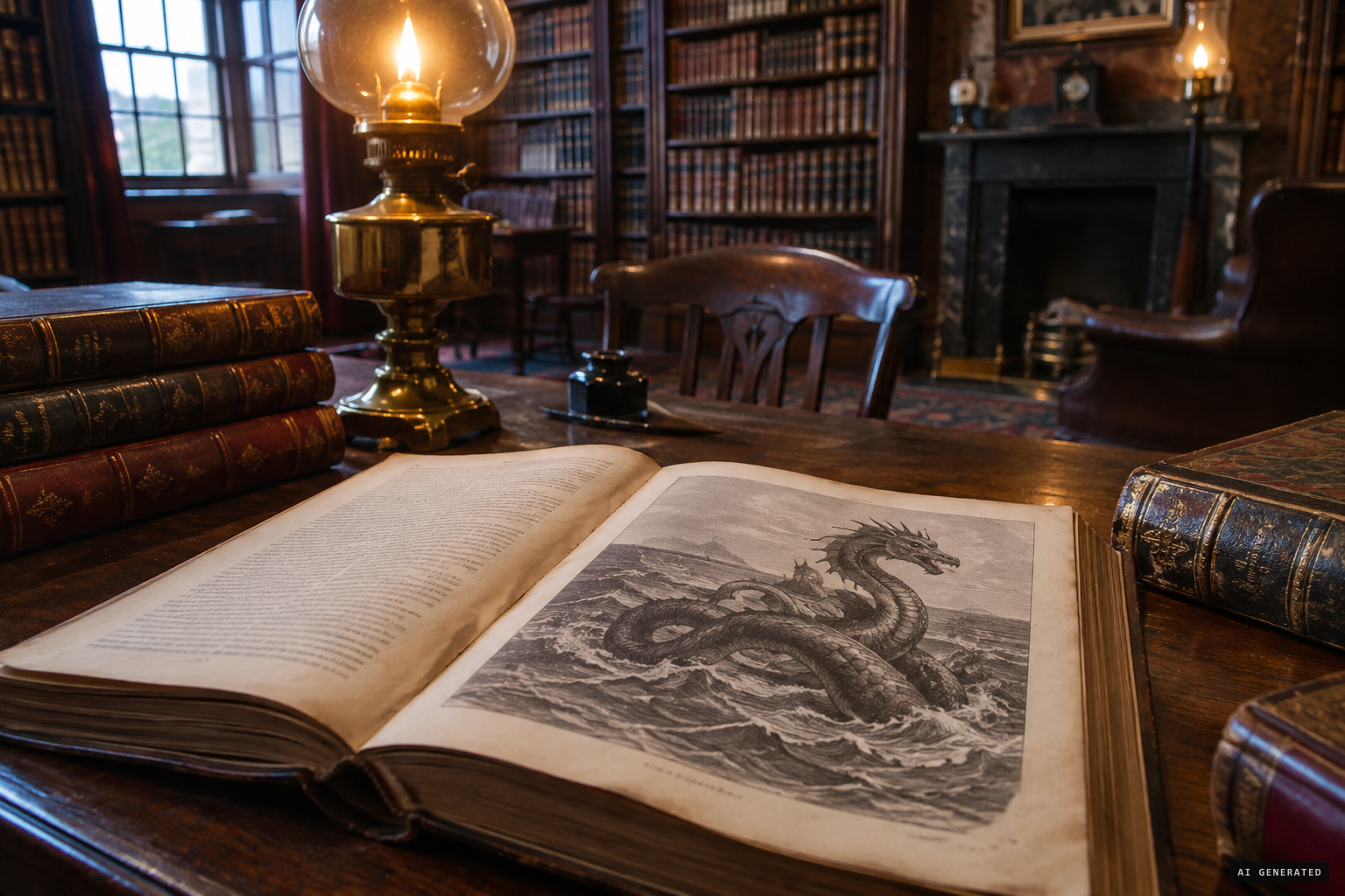 Gould retells the Daphne serpent in Mythical Monsters