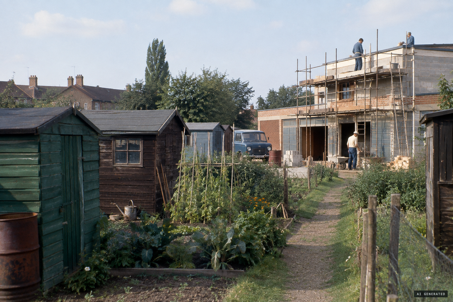 The phenomena stopped as nearby garage building work ended