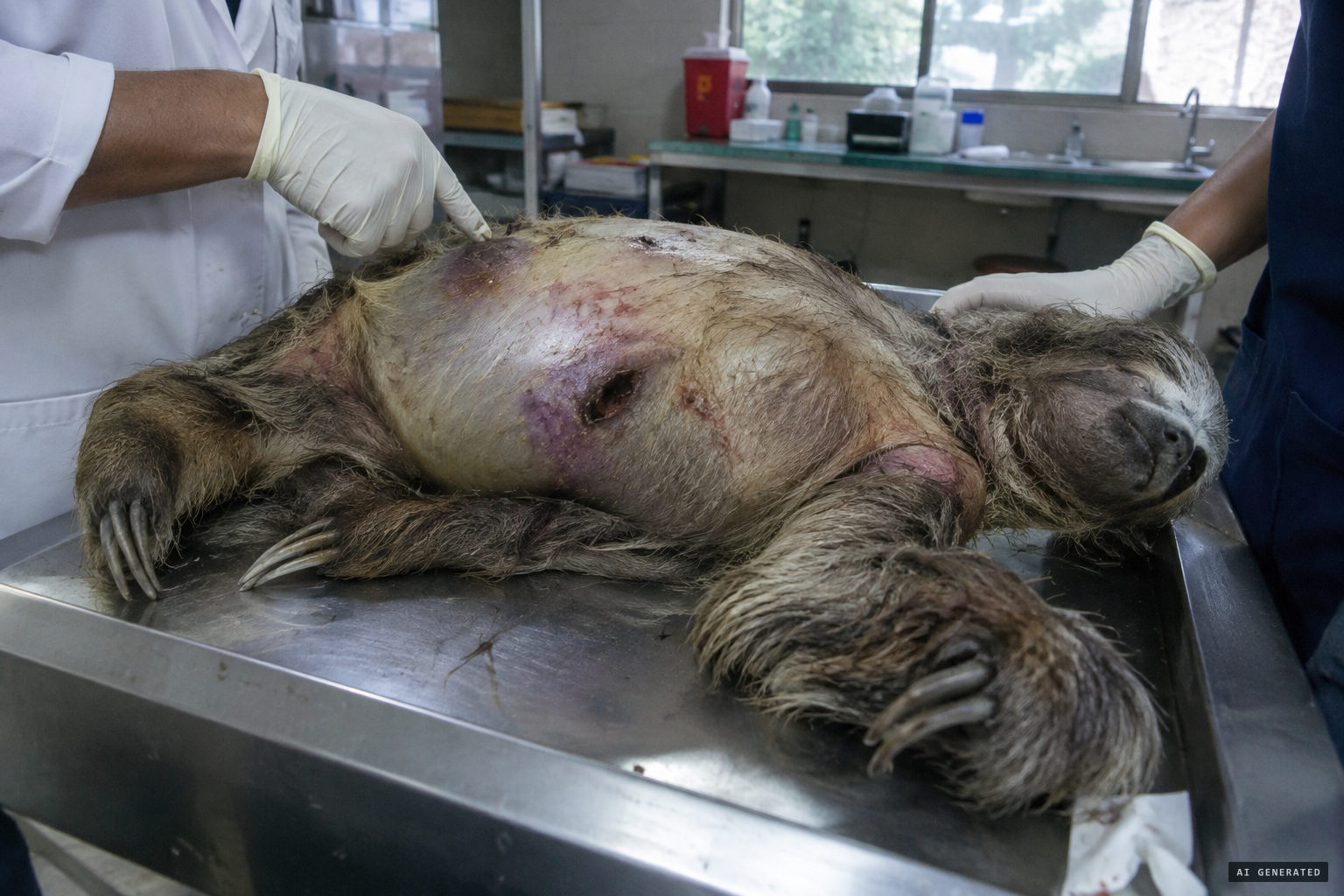 The necropsy found severe trauma, just as a beating would leave
