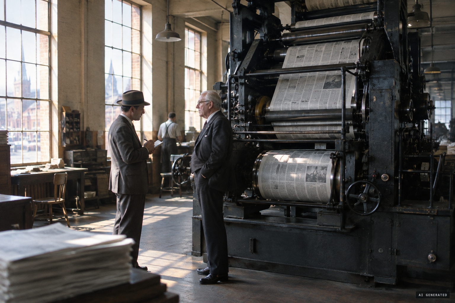 Fifty years on, former pressman Robert C. Richardson calls it a cruel practical joke