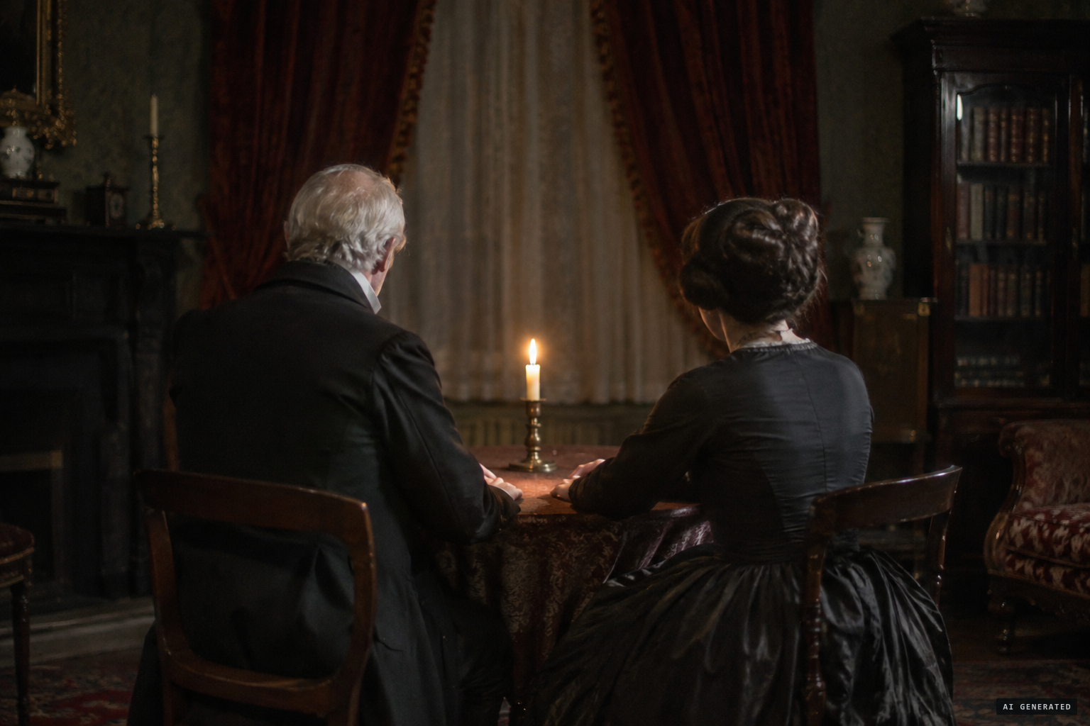 Robert Owen's séances name the ghost as the dead grandfather, James Ward