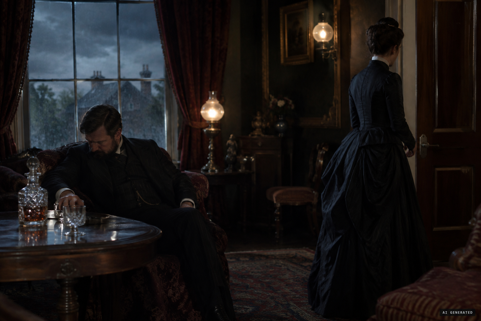 The stormy marriage of Henry and Imogen Swinhoe at Garden Reach