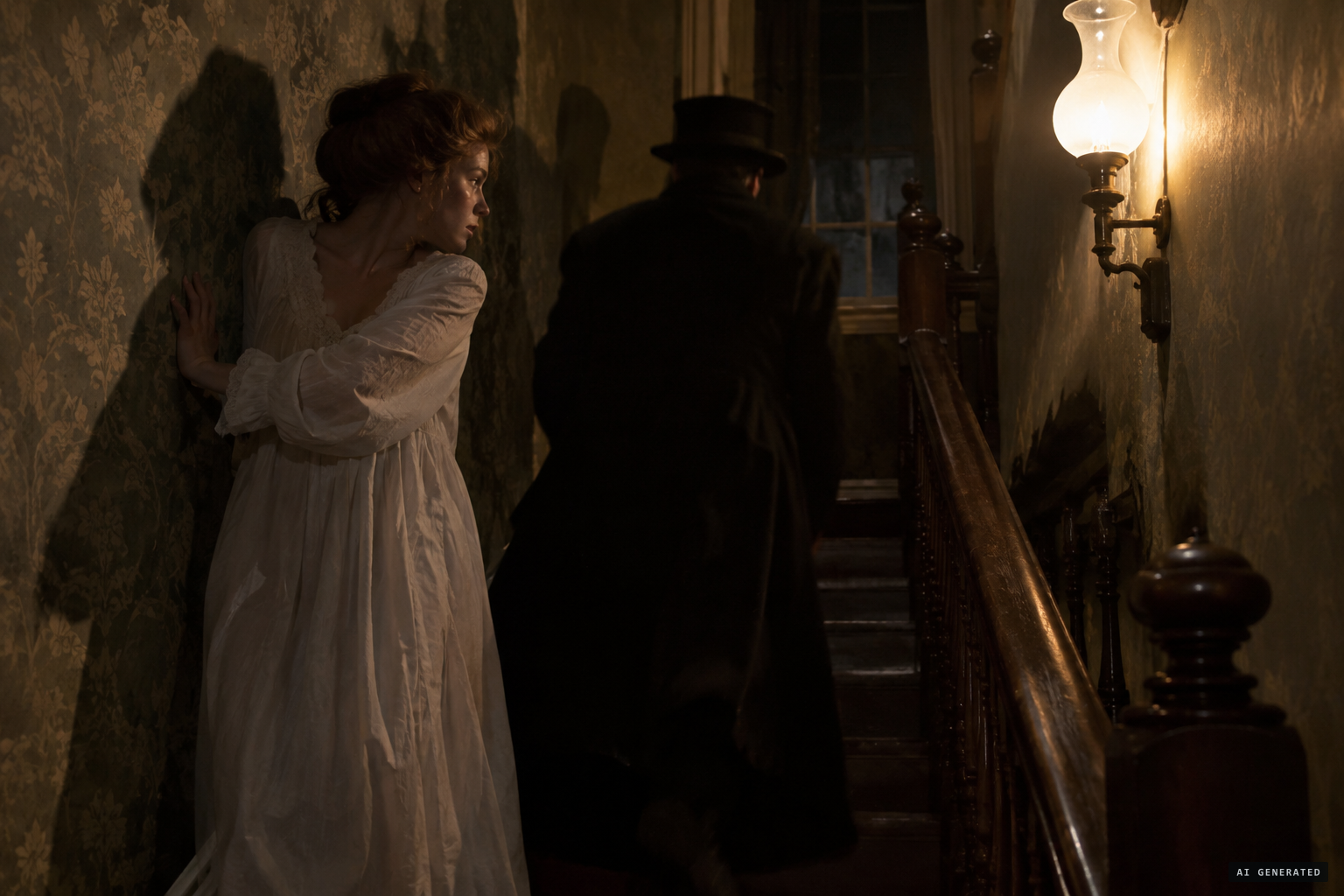 Edith Despard: the figure passed her on the stairs