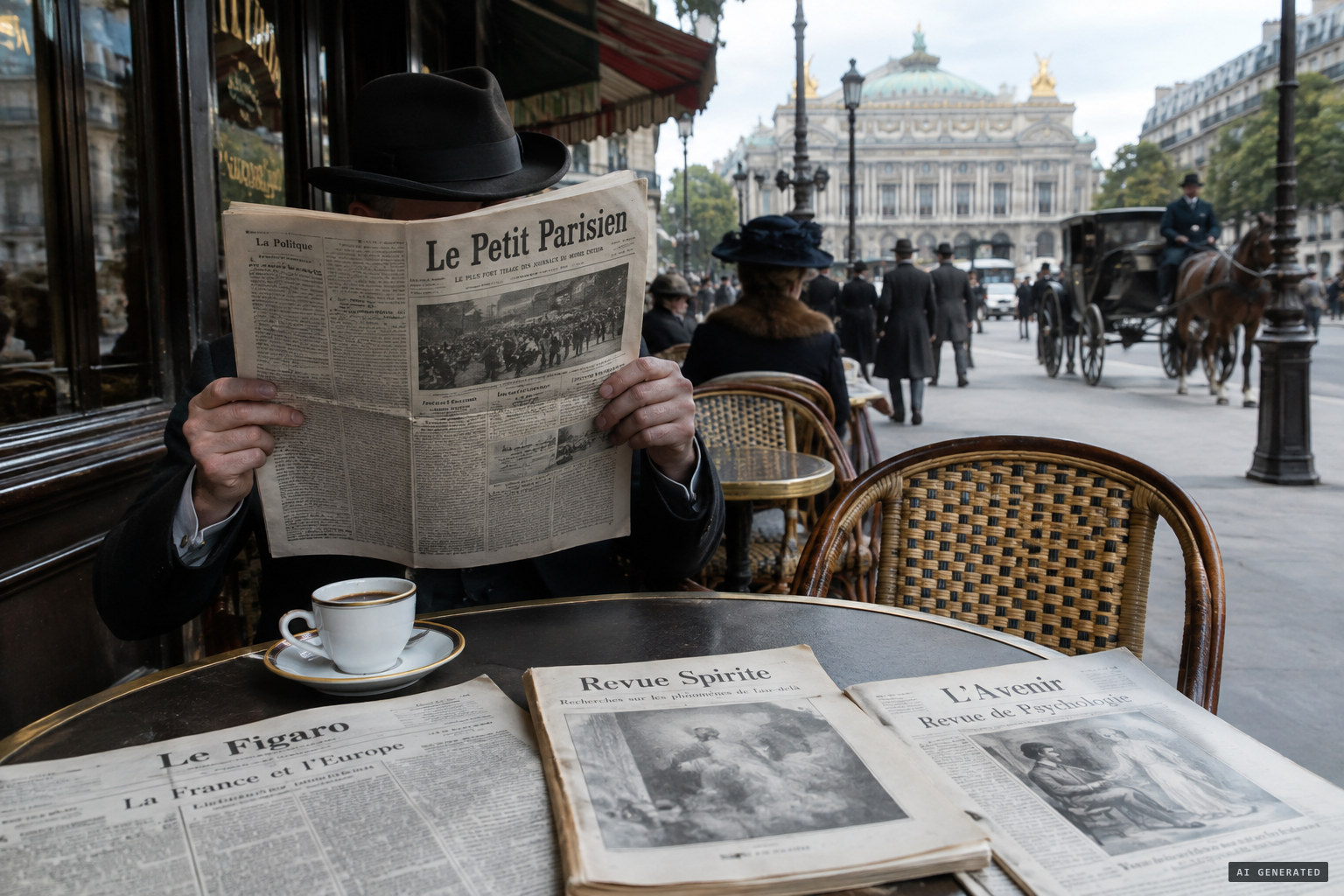 The case spreads through the Algiers and Paris press and the spiritualist journals.