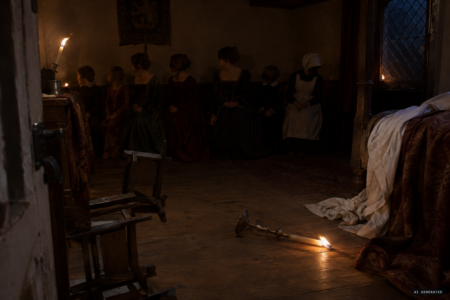 Seven of the household fall under the affliction