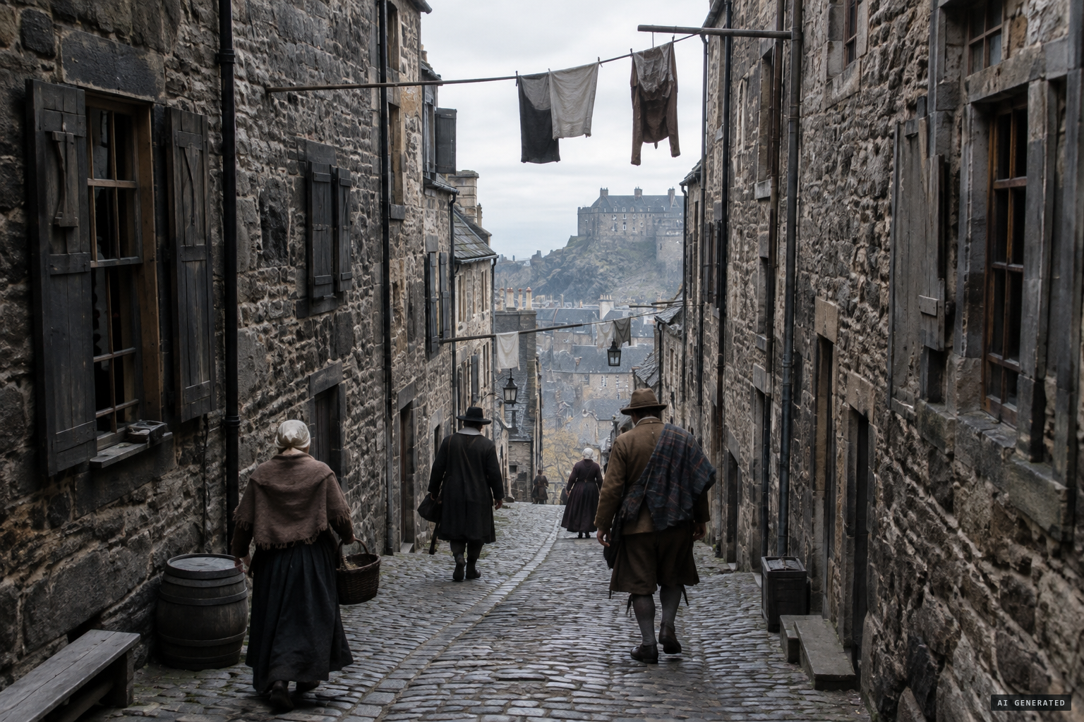 Mary King's Close, off the Royal Mile in Edinburgh's Old Town