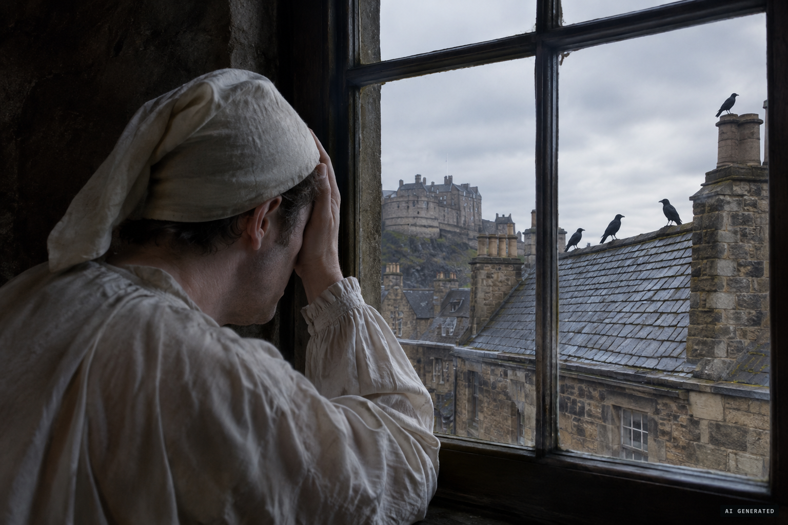 Coltheart sees crows and foretells his own death