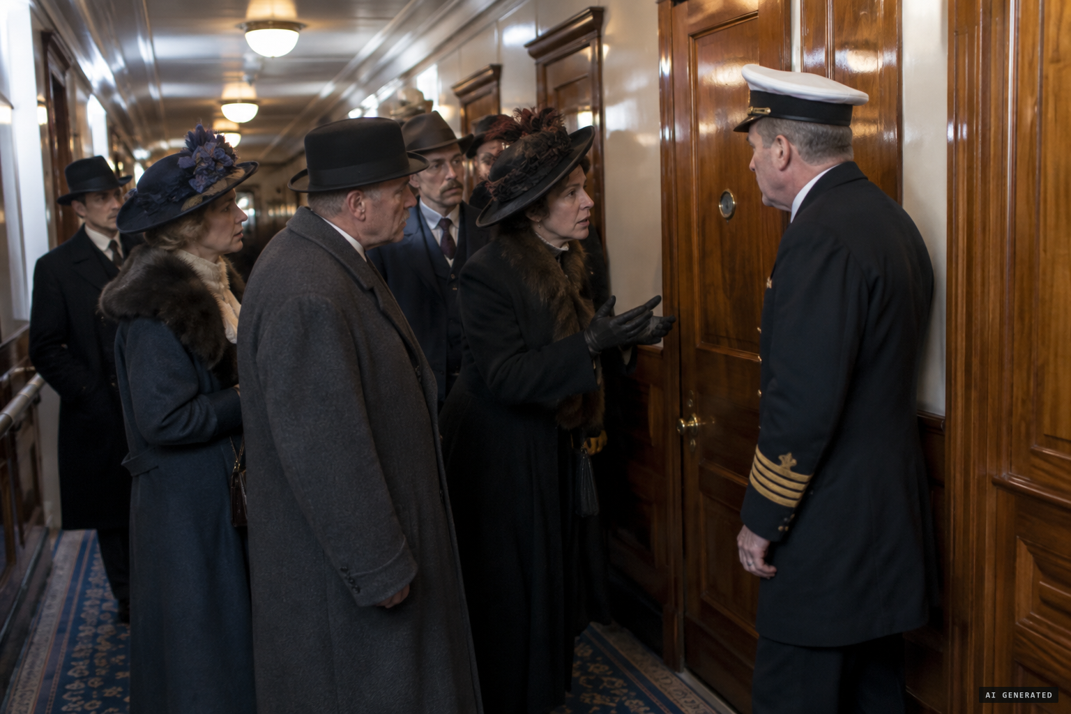 Passengers complain of rapping from the Murphys' cabin