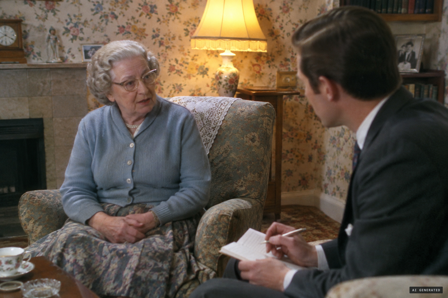 The Daily Express traces Elsie: perhaps they photographed 'thoughts'