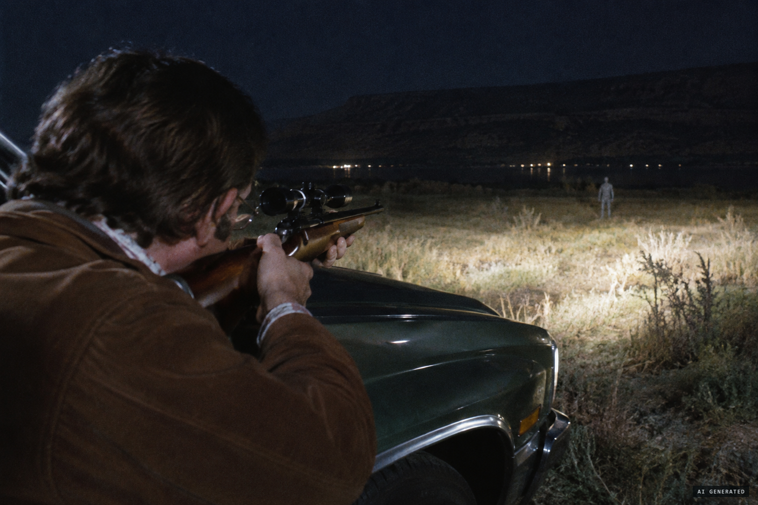 Rich Brown takes aim with his .30-06