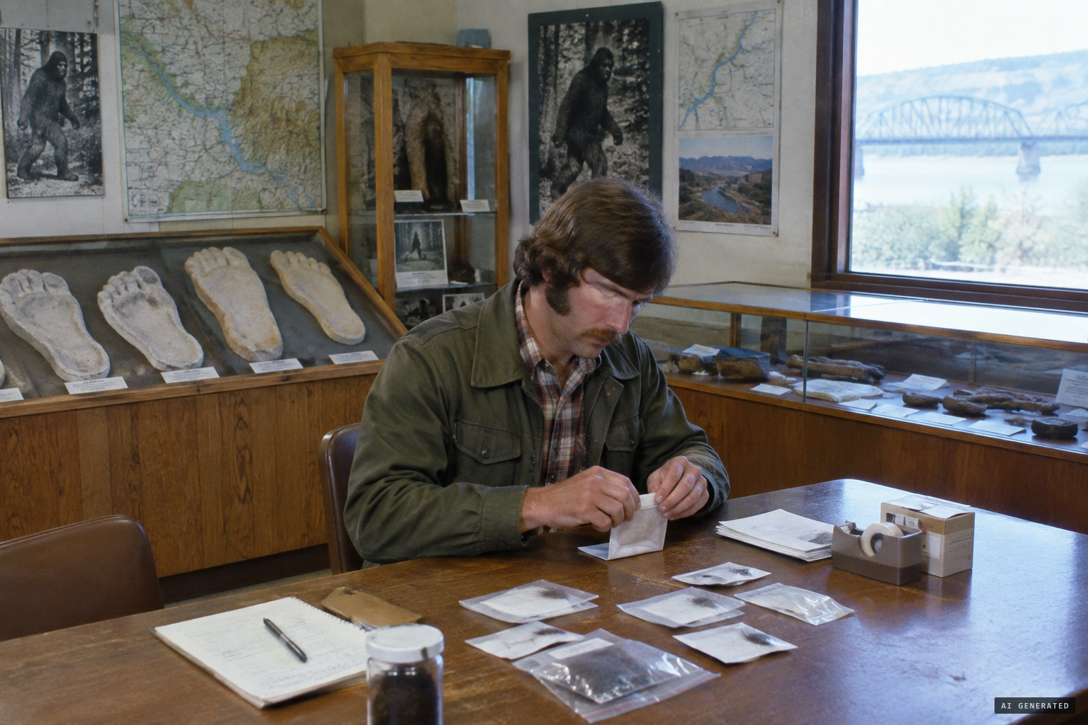 Hair samples from the World Bigfoot Center bound for the FBI