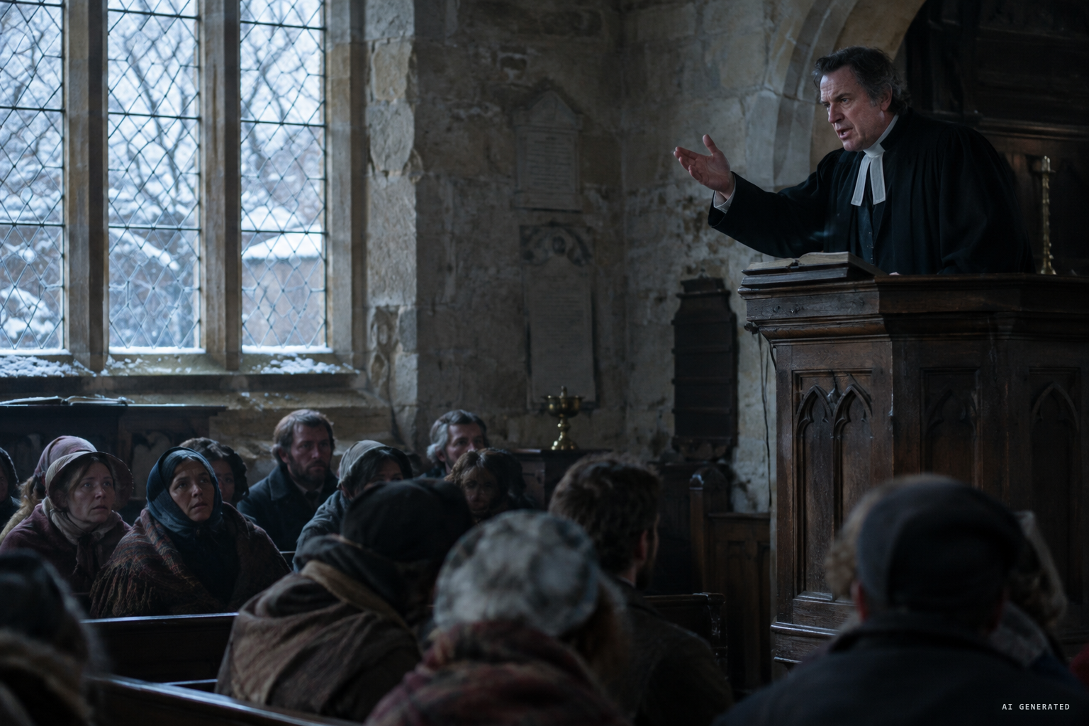 The subject is "descanted on from the pulpit" as fear of Satan spreads.