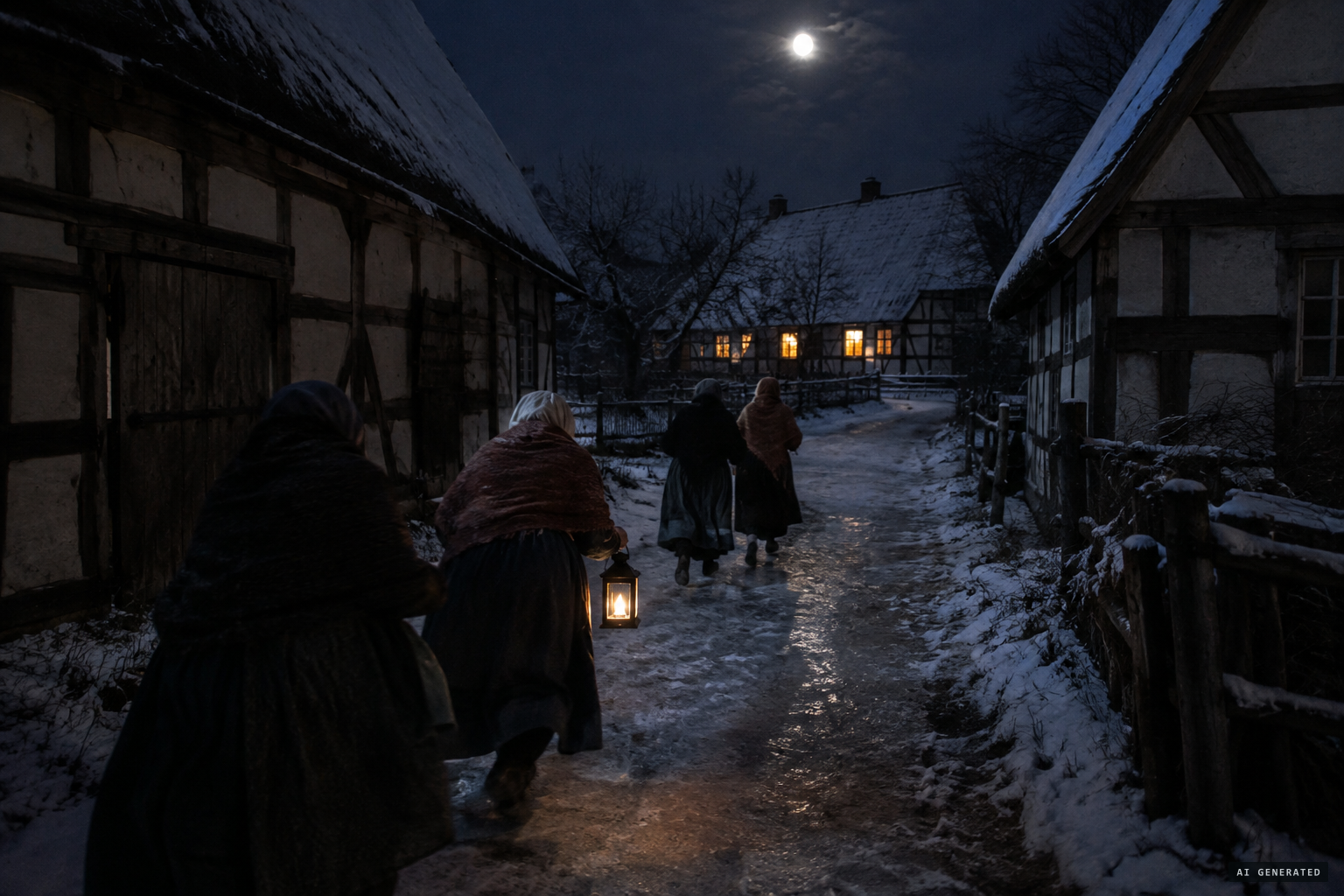The maids leave for Ludwig Kettelhut's farm nearby