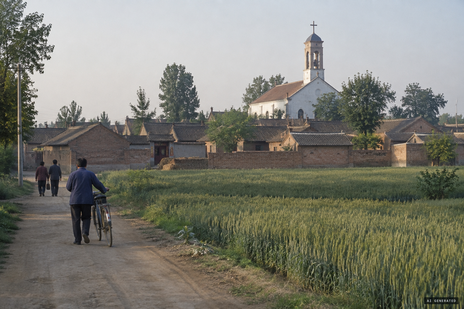 Donglü, a Catholic village south-west of Beijing